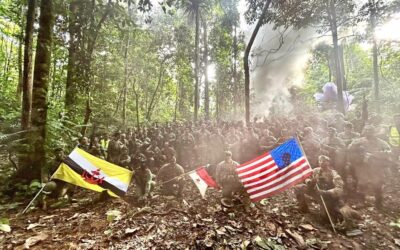 COMMANDER OF ROYAL BRUNEI LAND FORCE VISITS EXERCISE PAHLAWAN WARRIOR FOR JUNGLE OPERATIONS PHASE
