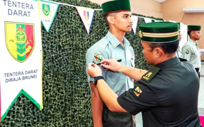 PROMOTION CEREMONY FOR SENIOR AND JUNIOR NON-COMMISSIONED OFFICERS OF ROYAL GUARDS REGIMENT ROYAL BRUNEI LAND FORCE
