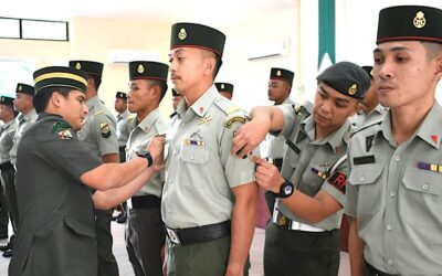 PROMOTION CEREMONY FOR SECOND BATTALION ROYAL BRUNEI LAND FORCE PERSONNEL