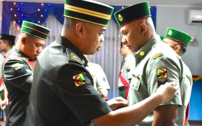 PROMOTION CEREMONY FOR COMBAT SERVICE SUPPORT ROYAL BRUNEI LAND FORCE PERSONNEL