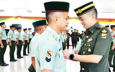 PROMOTION CEREMONY FOR THIRD BATTALION ROYAL BRUNEI LAND FORCE PERSONNEL