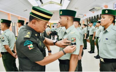 PROMOTION CEREMONY FOR COMBAT SERVICE SUPPORT ROYAL BRUNEI LAND FORCE JUNIOR NON-COMMISSIONED OFFICERS