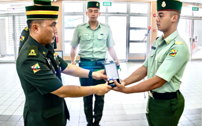 GENERAL SERVICE MEDAL PRESENTATION CEREMONY FOR THE ROYAL GUARDS REGIMENT ROYAL BRUNEI LAND FORCE PERSONNEL