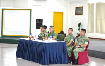 SESSION WITH COMMANDER ROYAL BRUNEI LAND FORCE AND PARTICIPANTS OF THE BASIC INFANTRY COURSE SERIES 4/2024