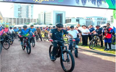 ROYAL BRUNEI LAND FORCE PARTICIPATES IN RIADAH BERBASIKAL KEPUTERAAN 2024 IN CONJUNCTION WITH HIS MAJESTY’S 78TH BIRTHDAY
