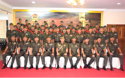 PROMOTION CEREMONY FOR ROYAL BRUNEI LAND FORCE WARRANT OFFICERS