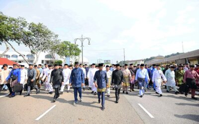 ROYAL BRUNEI LAND FORCE PARTICIPATED IN THE MASS GATHERING AND PROCESSION FOR THE MAULIDUR RASUL CELEBRATION