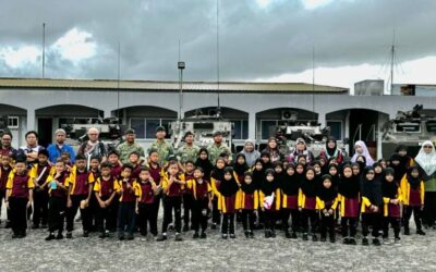 SUNGAI SIAMAS PRIMARY SCHOOL EDUCATIONAL TRIP TO FIELD HEADQUARTERS ROYAL BRUNEI LAND FORCE