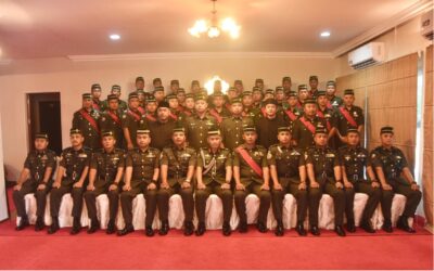 PROMOTION CEREMONY FOR ROYAL BRUNEI LAND FORCES WARRANT OFFICERS