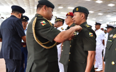 156 RBLF PERSONNEL RECEIVED LONG SERVICE AND GOOD CONDUCT MEDAL (MILITARY)
