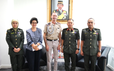 COURTESY CALL BY GERMAN DEFENCE ATTACHÉ ACCREDITED TO BRUNEI DARUSSALAM