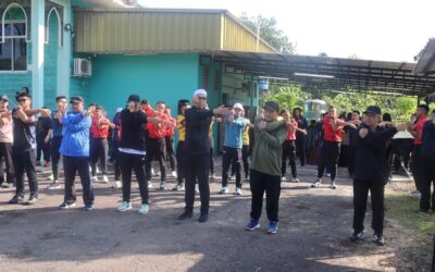 FIRST BATTALION JOINS HIJRAH WALKATHON IN TEMBURONG DISTRICT