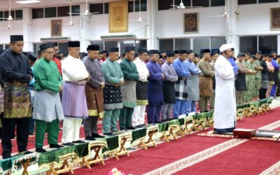 DOA KESYUKURAN CEREMONY IN CONJUNCTION WITH HIS MAJESTY THE SULTAN AND YANG DI-PERTUAN OF BRUNEI DARUSSALAM’S 79TH BIRTHDAY
