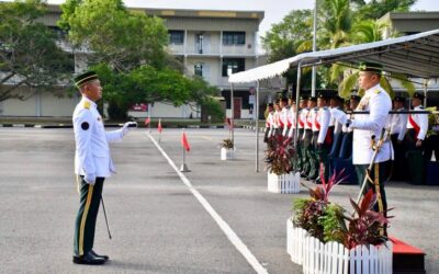 SECOND BATTALION HELD REGIMENT SERGEANT MAJOR PARADE