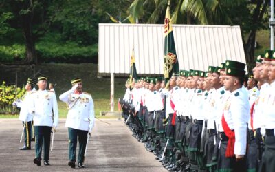 ROYAL BRUNEI LAND FORCES WELCOMES NEW COMMANDER