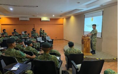 OFFICER CADET SCHOOL INTAKE 24 VISIT TO RBLF