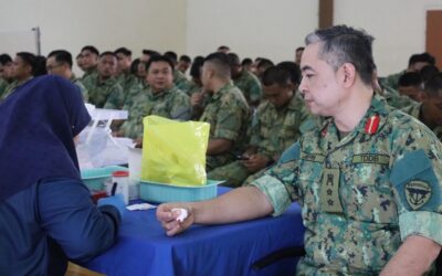 BLOOD DONATION DRIVE IN CONJUNCTION WITH RBAF 64TH ANNIVERSARY