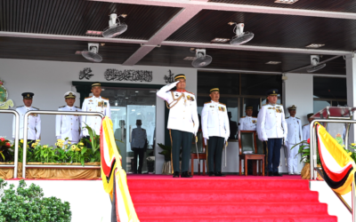 PASSING OUT PARADE CEREMONY FOR THE 177TH INTAKE MALE RECRUITS OF THE ROYAL BRUNEI ARMED FORCES
