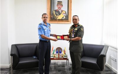 RBLF COMMANDER RECEIVES COURTESY CALL FROM NATIONAL DEFENCE COLLEGE, REPUBLIC OF INDIA