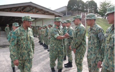 RBLF COMMANDER WORKING VISIT TO RBLF SHOOTING CONTINGENT