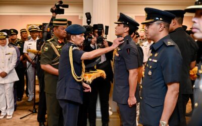 HIS MAJESTY CONSENTED TO CONFER RANK PROMOTIONS TO 8 RBLF OFFICERS