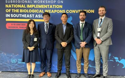 SUB REGIONAL WORKSHOP ON NATIONAL IMPLEMENTATION OF THE BIOLOGICAL WEAPONS CONVENTION IN SOUTHEAST ASIA