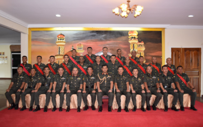 PROMOTION CEREMONY FOR ROYAL BRUNEI LAND FORCE WARRANT OFFICERS