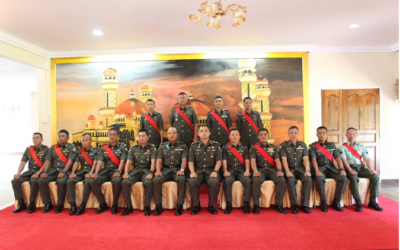 PROMOTION CEREMONY FOR PERSONNEL OF FIRST BATTALION ROYAL BRUNEI LAND FORCE
