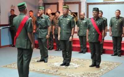 PROMOTION CEREMONY FOR SENIOR NON-COMMISSIONED OFFICERS OF SECOND BATTALION ROYAL BRUNEI LAND FORCE