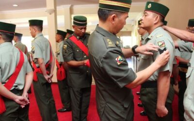 PROMOTION CEREMONY FOR SENIOR NON-COMMISSIONED OFFICER AND JUNIOR NON-COMMISSIONED OFFICER PERSONNEL OF COMBAT SERVICE SUPPORT ROYAL BRUNEI LAND FORCE
