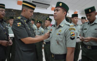 PROMOTION CEREMONY FOR SENIOR NON-COMMISSIONED OFFICER AND JUNIOR NON-COMMISSIONED OFFICER PERSONNEL OF FIRST BATTALION ROYAL BRUNEI LAND FORCE