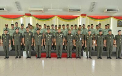PROMOTION CEREMONY FOR SENIOR NON-COMMISSIONED OFFICER AND JUNIOR NON-COMMISSIONED OFFICER PERSONNEL OF THIRD BATTALION ROYAL BRUNEI LAND FORCE PERSONNEL