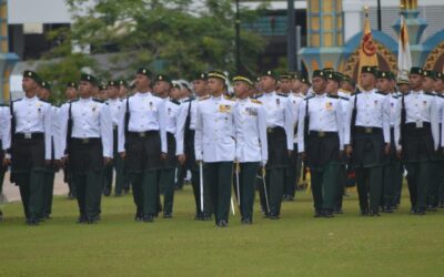 ROYAL BRUNEI LAND FORCE PARTICIPATED IN THE GUARD OF HONOURS PARADE FOR HIS MAJESTY’S 75TH BIRTHDAY CELEBRATION