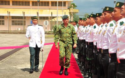 LAWATAN KERJA PEMERINTAH TENTERA DARAT DIRAJA BRUNEI KE BATALION BANTU TENTERA DARAT DIRAJA BRUNEI