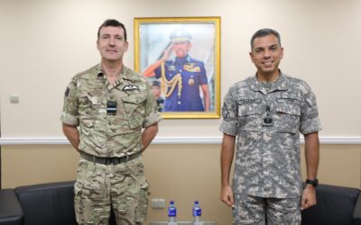 COMMANDER OF ROYAL BRUNEI LAND FORCE WORKING VISIT TO UNIT TUGAS PENGAWAL DIRAJA