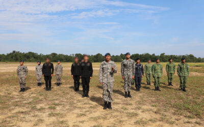THIRD BATTALION ROYAL BRUNEI LAND FORCE PROVIDES ASSISTANCE TO ELDERLY CITIZENS IN NATURAL DISASTER RELIEF EFFORT