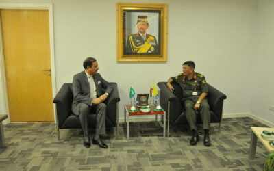 PEMERINTAH TDDB MENERIMA KUNJUNGAN HORMAT DARIPADA PESURUHJAYA TINGGI PAKISTAN KE NEGARA BRUNEI DARUSSALAM