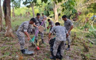 ROYAL BRUNEI LAND FORCE ORGANISED A HANDING OVER CEREMONY OF TITIAN AMAL PROJECT FOR THE CONSTRUCTION OF NEW FUNERAL RITES ROOM AT KAMPONG SUNGAI TERABAN MOSQUE