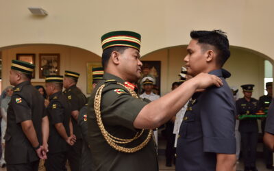 PROMOTION CEREMONY FOR JUNIOR NON-COMMISSIONED OFFICERS OF MEDICAL AND HEALTH SERVICES ROYAL BRUNEI LAND FORCE
