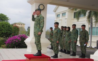 LAWATAN KERJA PEMERINTAH TENTERA DARAT DIRAJA BRUNEI KE BATALION KETIGA TENTERA DARAT DIRAJA BRUNEI