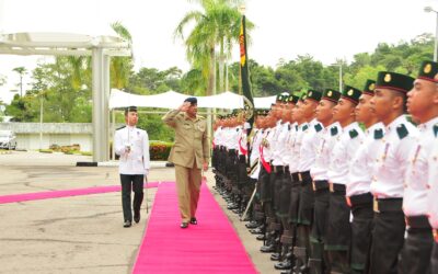 KUNJUNGAN PENGENALAN CHIEF OF ARMY STAFF, PAKISTAN ARMY KE TENTERA DARAT DIRAJA BRUNEI