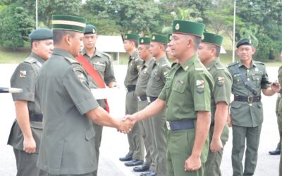 MAJLIS KENAIKAN PANGKAT BAGI PTB-PTB KANAN DAN RENDAH PERINGKAT BATALION PERTAMA TENTERA DARAT DIRAJA BRUNEI