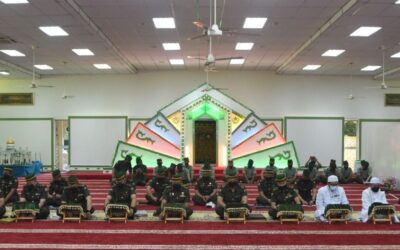 ROYAL BRUNEI LAND FORCE PARTICIPATES IN KHATAM AL-QURAN CEREMONY IN CONJUNCTION WITH THE 38TH NATIONAL DAY OF BRUNEI DARUSSALAM