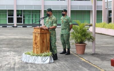 THE CLOSING CEREMONY FOR PLATOON COMMANDER COURSE SERIES 1/2022 AND 2IC SECTION COMMANDER COURSE SERIES 1/2022
