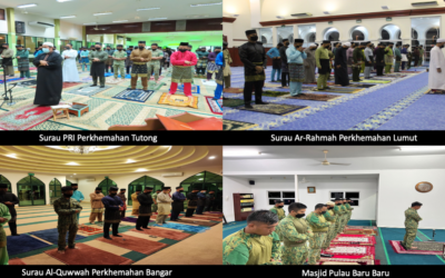 OPENING OF TERAWIH PRAYERS AND TADARUS AL-QURAN IN CONJUNCTION WITH THE HOLY MONTH OF RAMADHAN 1443 HIJRAH
