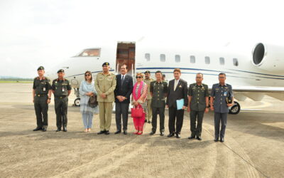 CHIEF OF ARMY STAFF, PAKISTAN ARMY BERANGKAT PULANG DARIPADA NEGARA BRUNEI DARUSSALAM