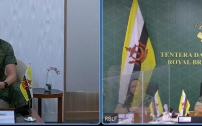 ROYAL BRUNEI LAND FORCE COMMANDER RECEIVES A VIRTUAL INTRODUCTORY CALL FROM THE CHIEF OF ARMY, SINGAPORE ARMED FORCES