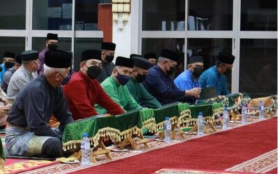 COMBAT SERVICE SUPPORT ROYAL BRUNEI LAND FORCE HELD IFTAR WITH FORMER COMMANDERS, COMMANDING OFFICERS, OFFICER COMMANDING AND REGIMENT SERGEANT MAJOR