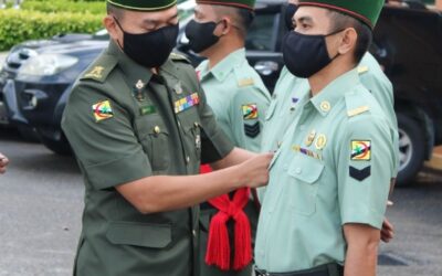 PROMOTION CEREMONIES FOR ROYAL GUARDS REGIMENT ROYAL BRUNEI LAND FORCE PERSONNEL