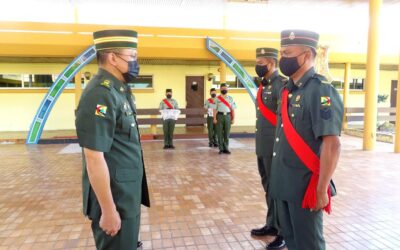 PROMOTION CEREMONY FOR SENIOR NON-COMMISSIONED OFFICERS SUPPORT BATTALION ROYAL BRUNEI LAND FORCE